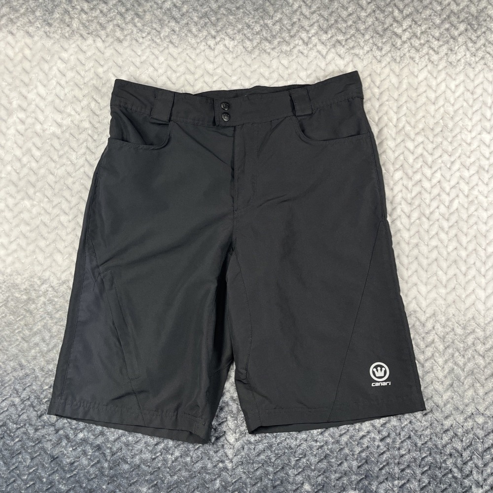 Canari Mountain Bike Cycling Shorts Mens L Black‎